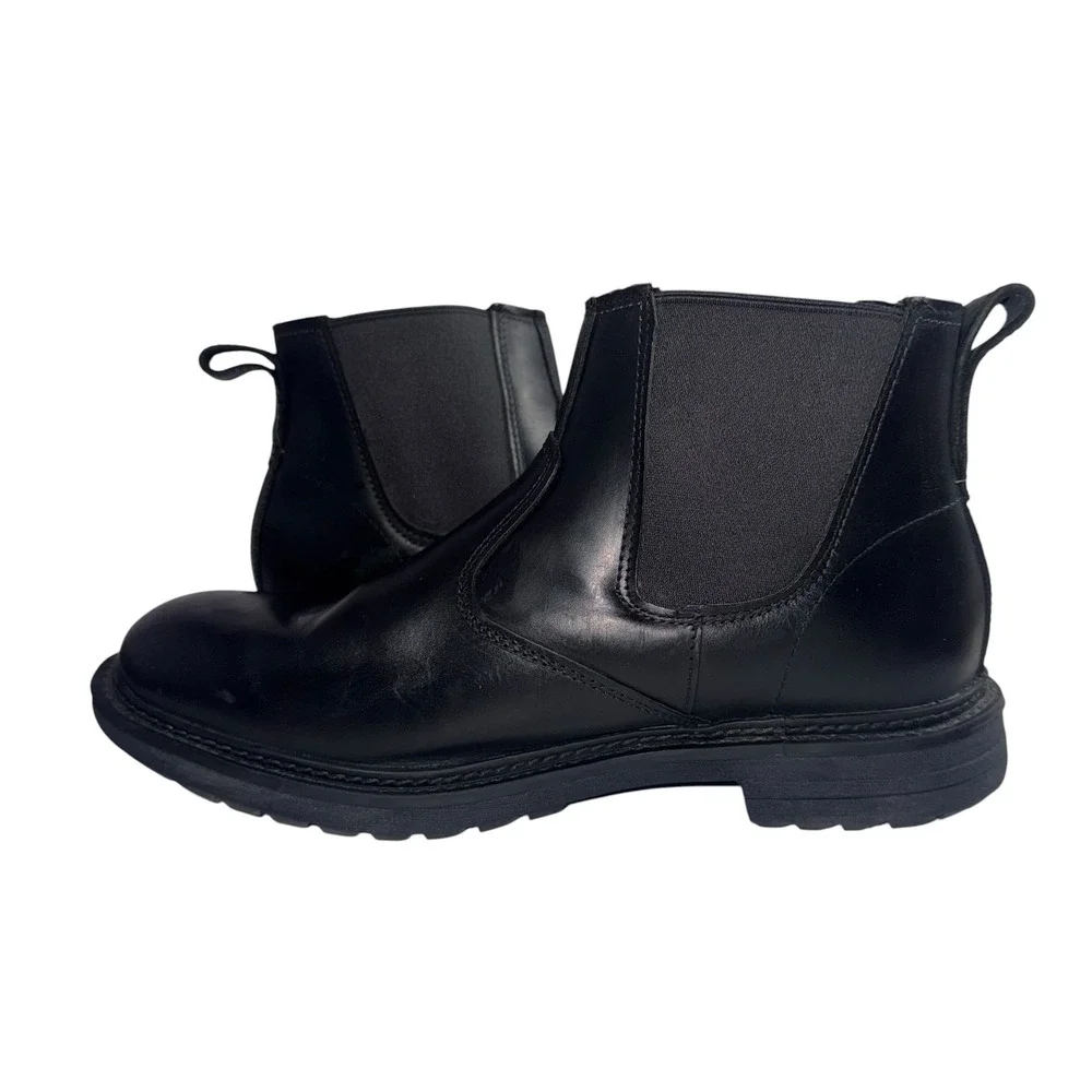 Timberland Tremont Chelsea Boots Mens 10W‎ Black Good Earthkeepers Leather 5124A